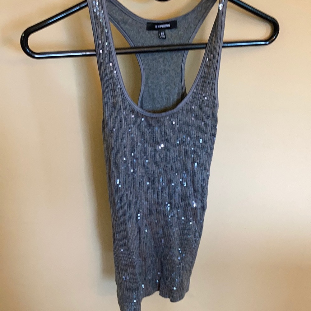 Sequin tank top
